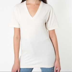 American apparel (old version) natural v-neck